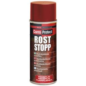 CorroProtect RUST-STOP er en rustbeskyttende grundmaling. Vælg mellem 400ml spray og 250ml dåse til praktisk rustbeskyttelse.