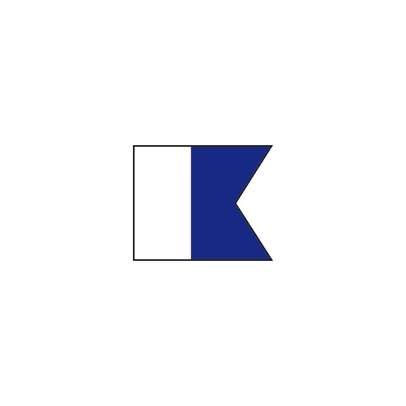 Køb Dykkerflag (A) 120 x 80 cm til sikker dykning. Sikr synlighed og sikkerhed ombord. Bestil nu!