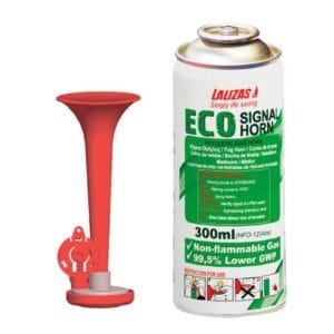Køb Lalizas Eco Signalhorn til sikkerhed ombord. Effektivt tågehorn med ikke-brændbar gas. Sikre dig selv på vandet i dag!