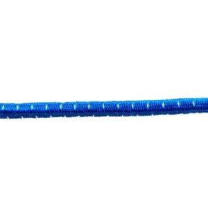 Elastiksnor - Blå fås i 7 varianter med O mm: 4 mm, 5 mm, 6 mm, 8 mm, 10 mm, 12 mm, 14 mm.