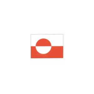 Køb grønlandsk nationalflag i 100% polyester. Vælg mellem fem størrelser til dit maritime udstyr.