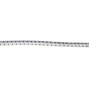 Elastiksnor - Hvid fås i 8 varianter med O mm: 3 mm, 4 mm, 5 mm, 6 mm, 8 mm, 10 mm, 12 mm, 14 mm.