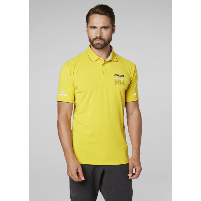 Helly Hansen HP Racing Polo - Gul - Herre fås i 3 varianter med Størrelse: S, XL, XXL.