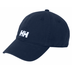 Køb Helly Hansen Logo Cap i navy. Perfekt til sejlads og vandsport. Beskyt dig mod solen med stil. Bestil nu!