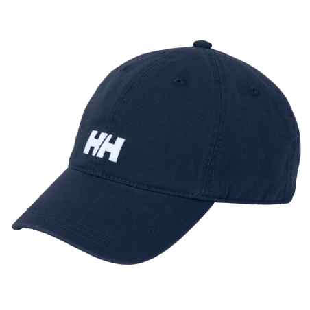 Køb Helly Hansen Logo Cap i navy. Perfekt til sejlads og vandsport. Beskyt dig mod solen med stil. Bestil nu!