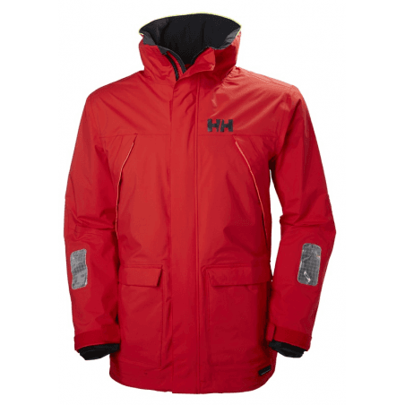 Køb Helly Hansen Pier Jacket Rød til sejlads. Fås i størrelserne S, M, L og XXL. Vælg variant for velegnet pasform.