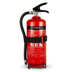 Køb Housegard ildslukker 2 kg rød SOLAS. Effektiv brandsikring til båden. Høj slukningseffekt og robust design. Sikre dig tryghed ombord.