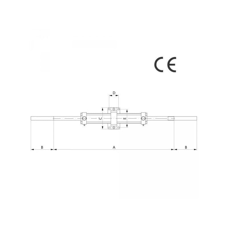 Opdag MaviMare CE180 cylinder til hydraulisk styring. Effektiv kontrol til din båd. Bestil nu og forbedr din sejlads!