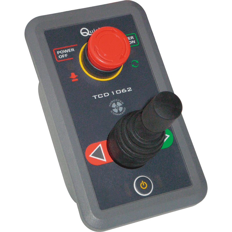 Oplev Quick joystick med hovedafbryder til bovpropeller. Få præcis kontrol og nem betjening ombord. Bestil nu!
