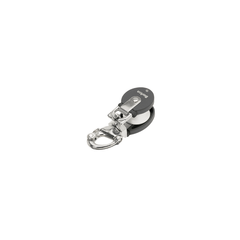 Kasteblok med hurtig udløser fra Barton til line Ø 12 mm og 16 mm. Vælg variant til dit rig- og dæksudstyr.