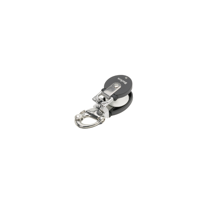Kasteblok med hurtig udløser fra Barton til line Ø 12 mm og 16 mm. Vælg variant til dit rig- og dæksudstyr.