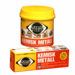 Kemisk Metal - Hård fra Plastic Padding fås i 3 varianter med Indhold: 55 ml., 180 ml., 0,56 liter.