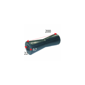 Køb kølrulle 200 mm til trailerudstyr. Stabiliser din båd under transport. Bestil nu for sikker sejlads!