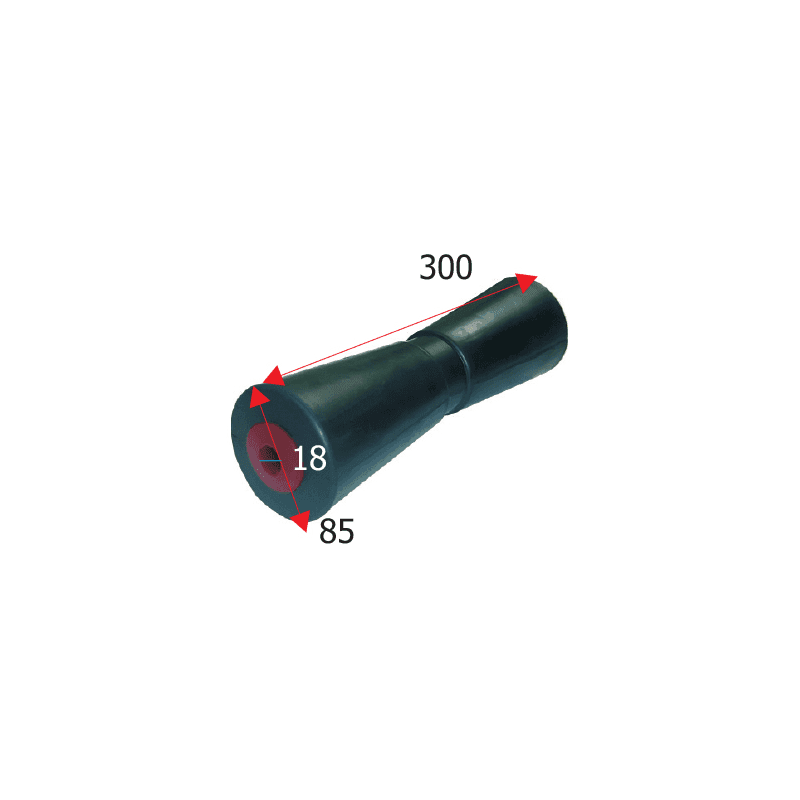 Køb kølrulle heavy duty på 290 mm til sikker transport af din båd. Holdbar og nem at installere. Bestil nu!