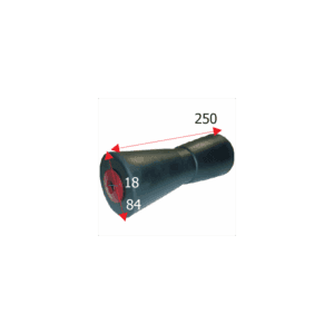 Køb kølrulle heavy duty 250 mm til trailerudstyr. Optimal støtte til bådtransport. Få stabilitet og holdbarhed ombord.