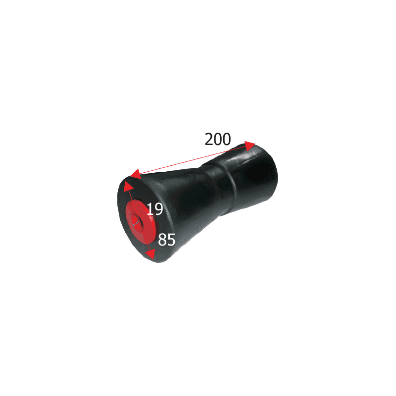 Køb kølrulle heavy duty 200 mm til trailer. Sikrer sikker transport af din båd. Bestil nu!