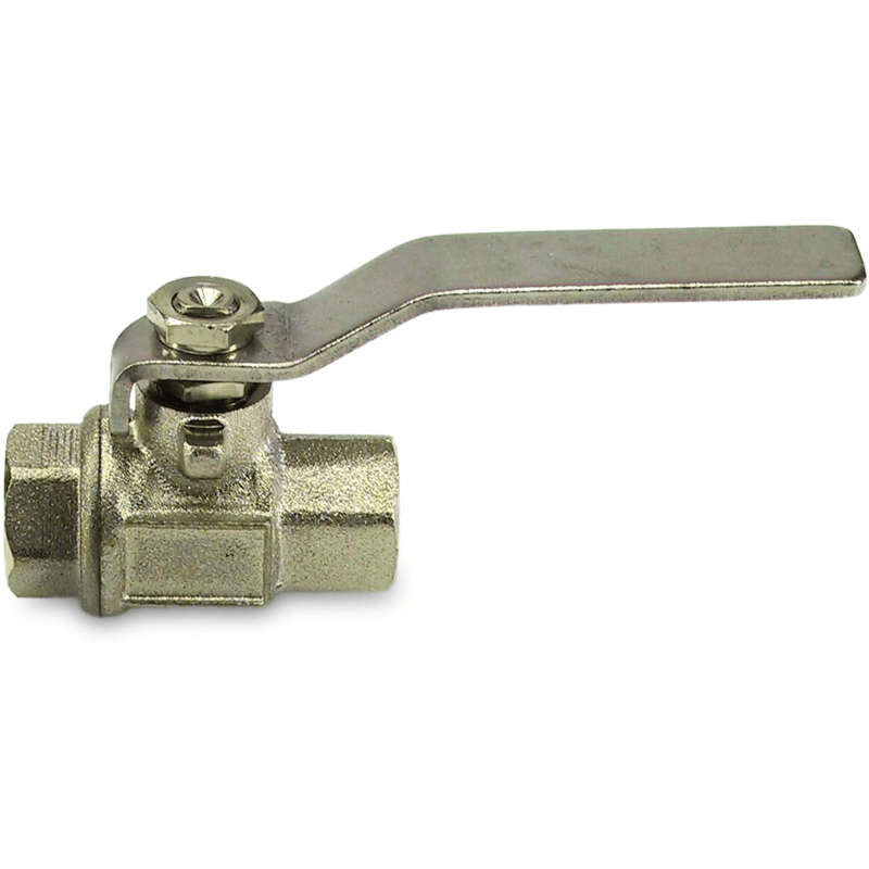 Kugleventil m. rustfrit stålhåndtag fås i 8 varianter med Mål: 1/4", 3/8", 1/2", 3/4", 1", 1 1/4", 1 1/2", 2".