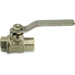 Kugleventil m. rustfrit stålhåndtag fås i 8 varianter med Mål: 1/4", 3/8", 1/2", 3/4", 1", 1 1/4", 1 1/2", 2".