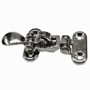 Sikre luger ombord med dette låsebeslag i forkromet messing. Effektiv fastlukning med spændgreb. Bestil nu!