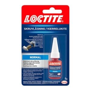 Sikre skruer med Loctite låsevæske - Normal. Ideel til bådudstyr. Bestil nu for effektiv låsning og tætning!