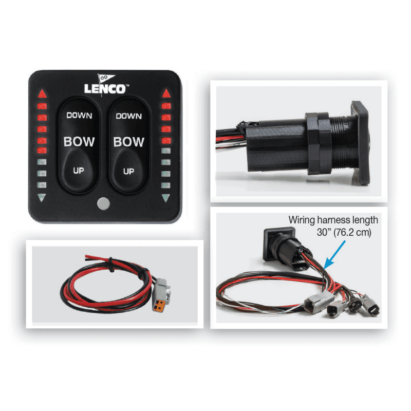 Opdag Lenco Betjeningspanel All-In-One Indikator til præcis kontrol af trimplan. Nem installation og vandtæt design. Bestil nu!