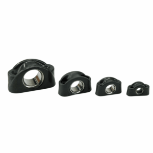 Lineleder med metalbøsning fås i 4 varianter med Hul Diameter: 6 mm, 10 mm, 13 mm, 19 mm.