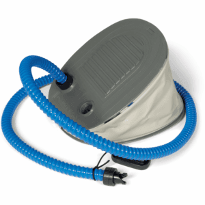 Kraftig fodpumpe til SUN gummibåd. Effektiv oppumpning med adapter til luftventil. Gør din sejlads nemmere. Køb nu!