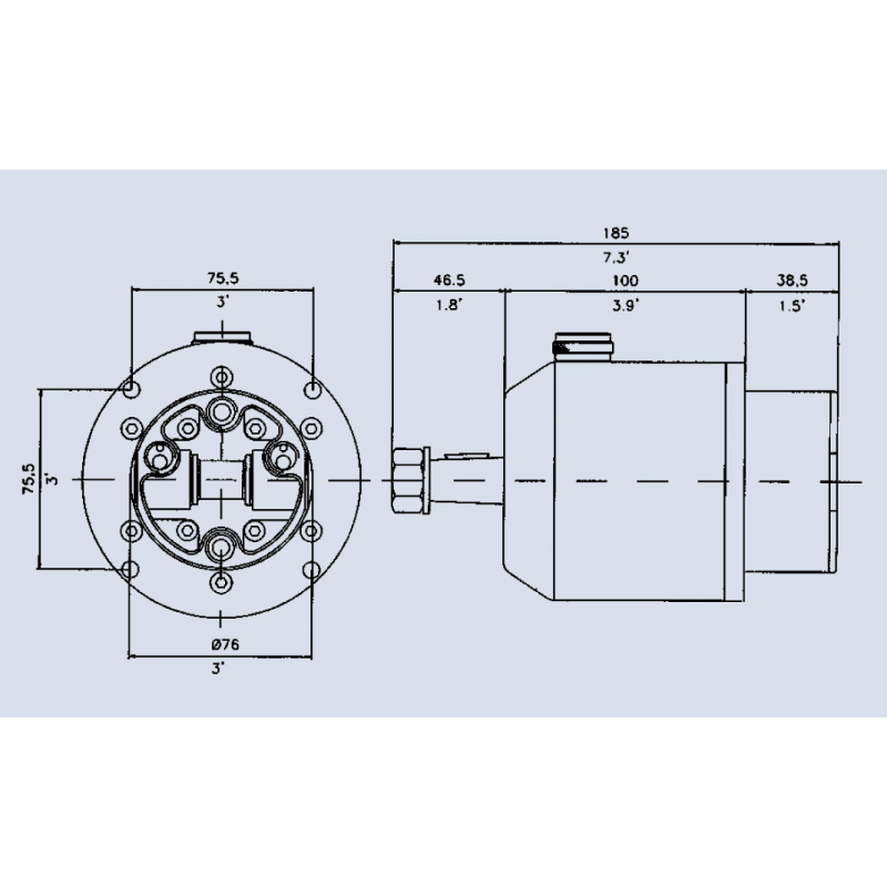 Opgrader din båd med MaviMare GF150BRT hydraulisk styring. Ideel til udenbords motorer op til 150 HK. Få præcis kontrol ombord.