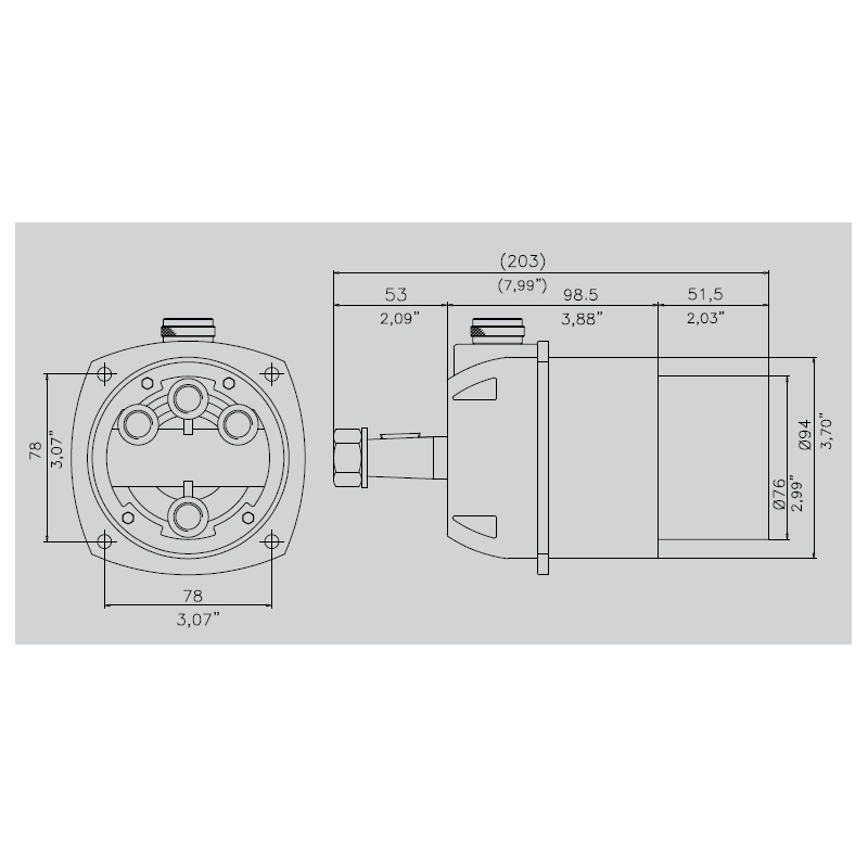 Opdag MaviMare GF90BT hydraulisk styring til udenbords motorer. Få præcis kontrol og stabilitet ombord. Bestil nu!