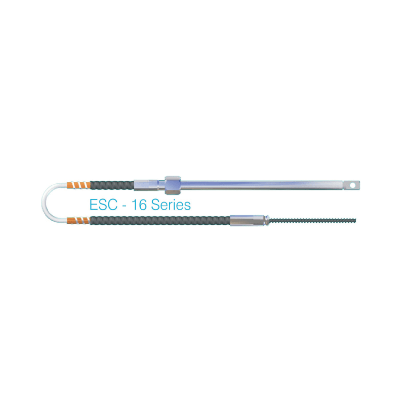Multiflex ESC-16 Edge Styrekabler fås i længder fra 8 til 25 fod. Vælg den rigtige variant til din båd.