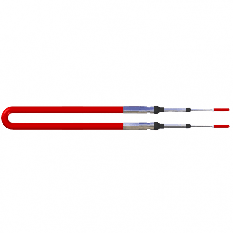Multiflex Kontrolkabel EC-133 til gas/gear systemer. Vælg mellem længder fra 6 til 26 fod. Se størrelser.
