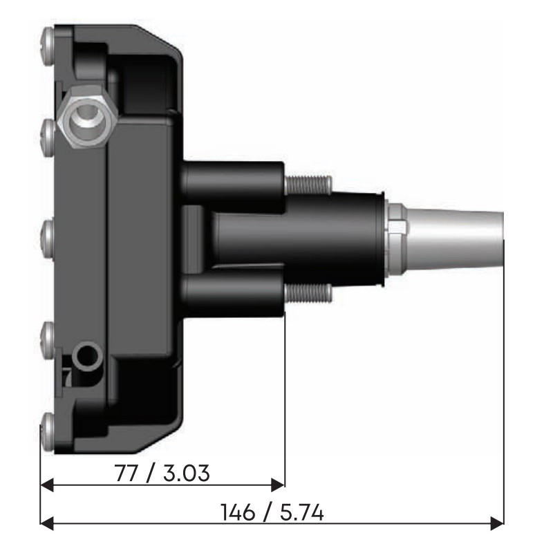 Køb Multiflex Lite 55 styreboks til mindre både. Holdbar, nem at installere og kompatibel med flere systemer. Få præcis styring ombord!