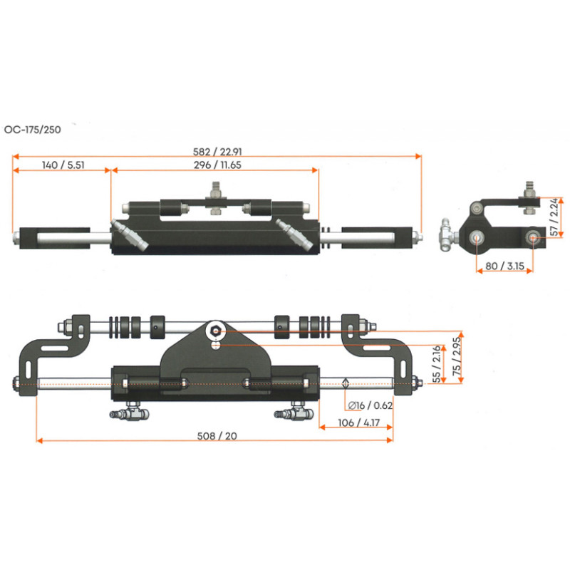 Opgrader din båd med Multisteer hydraulisk styring til udenbords motorer op til 175 hk. Få præcis kontrol og sikkerhed ombord.