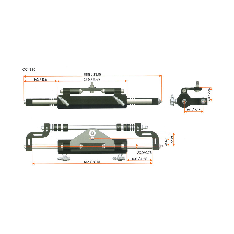 Opdag Multisteer hydraulisk styring til udenbords motorer op til 350 hk. Få præcision og kontrol ombord. Bestil nu!