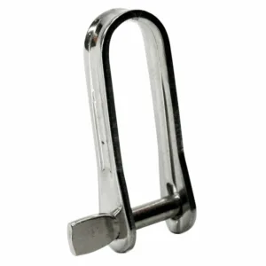 Nøglesjækel i rustfrit stål fås i 3 varianter med Mål: 5x11x25mm, 5x15x34mm, 6x16x48mm.