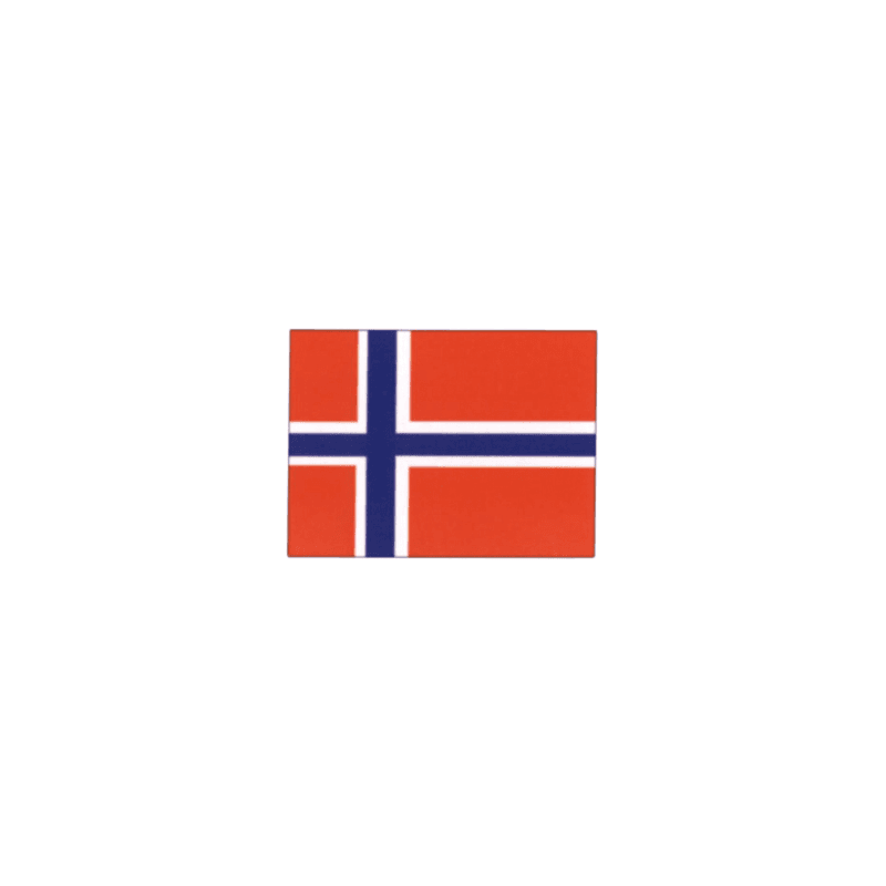 Norsk nationalflag i 100% polyester. Vælg mellem fem størrelser.