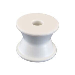 Nylon hjul til Genuavogn fra Barton fås i 2 varianter med Til skinne: 25 mm, 32 mm.