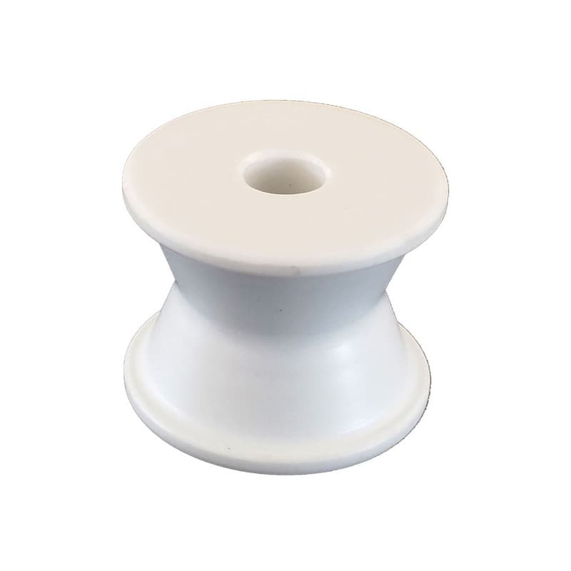 Nylon hjul til Genuavogn fra Barton fås i 2 varianter med Til skinne: 25 mm, 32 mm.
