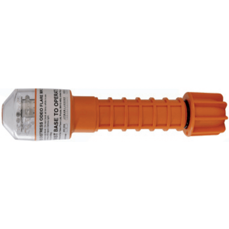 Odeo Flare MK3 nødblus sender SOS signal i 5 timer. Sikr dig selv til søs med dette effektive sikkerhedsudstyr.