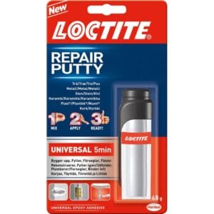 Køb Loctite Power Repair Putty til hurtige reparationer på båden. Hærder under vand og tåler høje belastninger. Effektiv og alsidig epoxy.