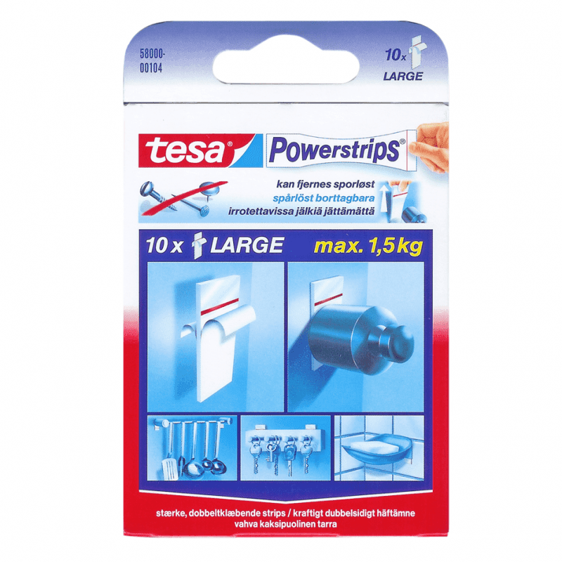 Opdag Tesa Powerstrips til effektiv fastgørelse ombord. Ingen klæberester og nem at anvende. Bestil nu!