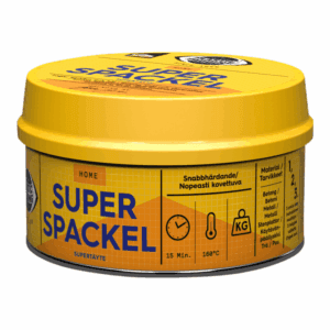 Super Spackel Elastic er en universal spartelmasse til bådpleje. Vælg mellem 180 ml og 0,56 liter. Se størrelser.