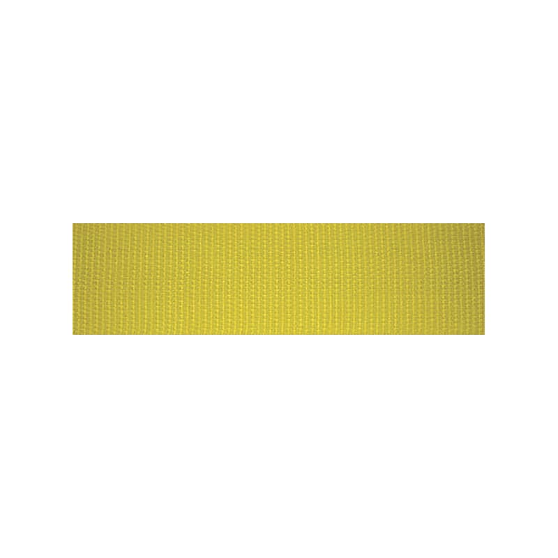 PP-webbing/Gjorde - Gul fås i 4 varianter med Bredde: 25 mm, 30 mm, 40 mm, 50 mm.