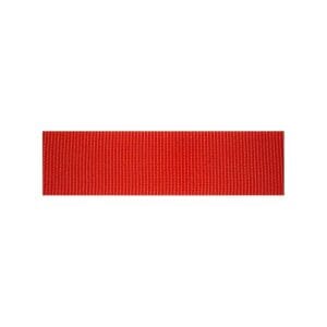 PP-webbing/Gjorde - Rød fås i 4 varianter med Bredde: 25 mm, 30 mm, 40 mm, 50 mm.