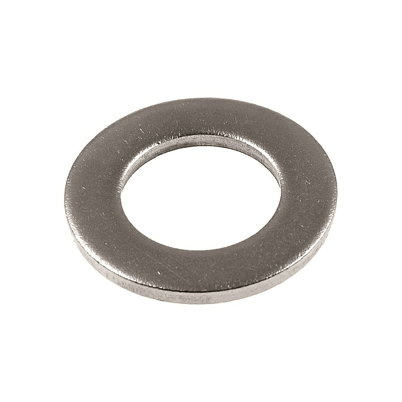 Protecq DIN 125 almindelig skive fås i 6 varianter med Dim / mm: 3,2 x 7 - 50 stk., 4,3 x 9 - 30 stk., 5,3 x 10 - 30 stk., 6,4 x 12 - 20 stk., 8,4 x 16 - 20 stk
