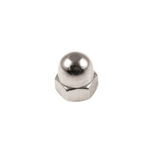 Protecq DIN 1587 topmøtrik fås i 6 varianter med Dim / mm: M3 - 8 stk., M4 - 8 stk., M5 - 6 stk., M6 - 5 stk., M8 - 3 stk., M10 - 2 stk..