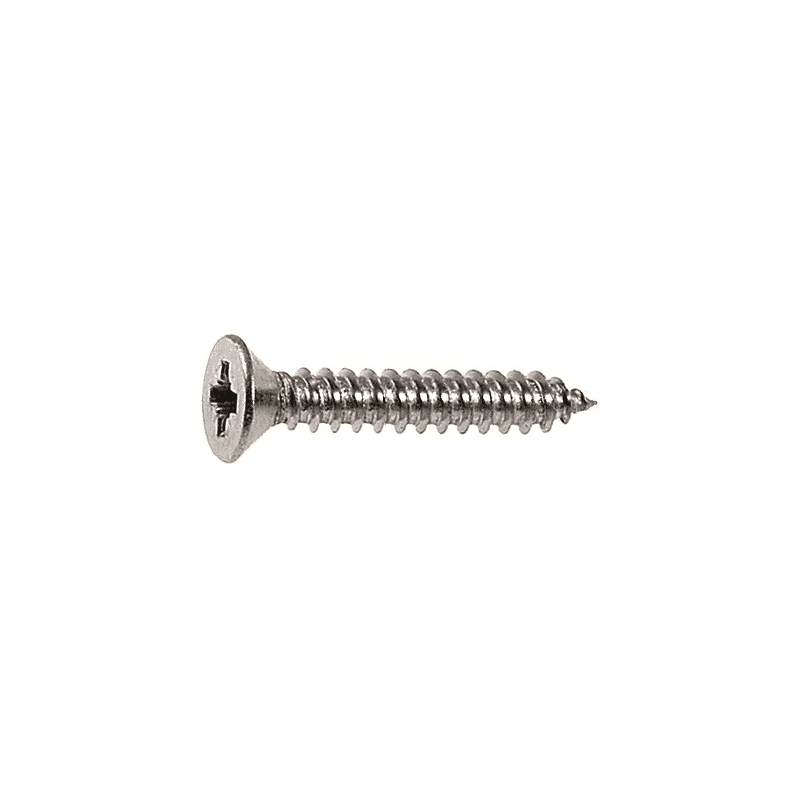 Protecq DIN 7982 selvskærende skrue fås i 30 varianter med Dim / mm: 2,9 x 9,5 - 20 stk., 2,9 x 13 - 20 stk., 2,9 x 16 - 20 stk., 2,9 x 19 - 20 stk., 2,9 x 25 -