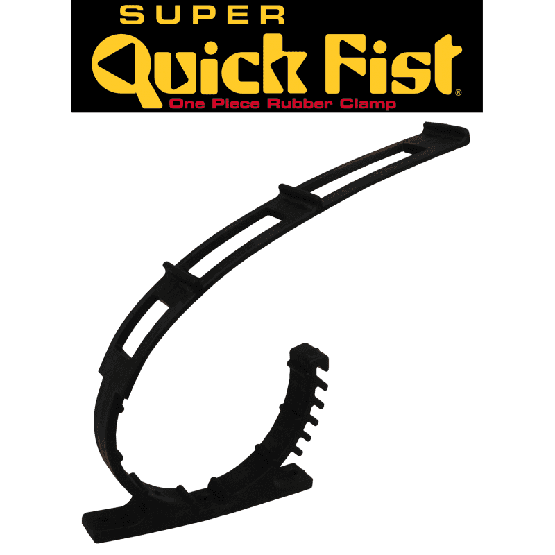 Køb Quick Fist Super Clamp til hurtig fastgørelse af ildslukkere og udstyr ombord. Sikker og nem montering. Bestil nu!