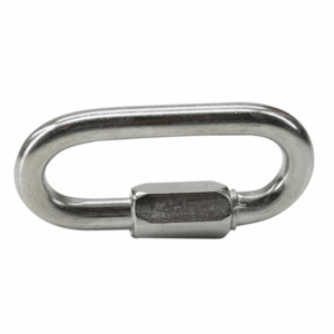 Quick Link P led i rustfrit stål fås i 7 varianter med Godstykkelse: 4 mm, 5 mm, 6 mm, 7 mm, 8 mm, 10 mm, 12 mm.