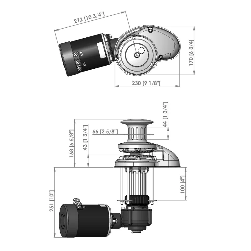 Opdag VETUS RC10-10 12V ankerspil til effektiv fortøjning. Holdbart design og nem installation. Bestil nu!